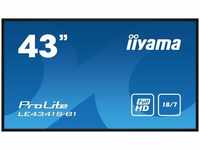 iiyama LE4341S-B1, iiyama ProLite LE4341S-B1 (1920 x 1080 Pixel, 42.50 ") Schwarz