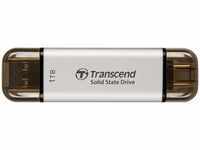 Transcend TS1TESD310S, Transcend ESD310C (1000 GB, USB A, USB C) Silber