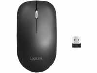 LogiLink ID0210, LogiLink Kabellose Maus, 2,4 GHz, USB-A-Dongle, schwarz (Kabellos)