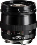 Voigtl&auml;nder 116263, Voigtl&auml;nder Ultron 75mm / 1.9 S.C. VM schwarz (Leica M)