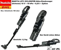 Makita DCL286FZB, Makita DCL286FZB (DCL286FZB) Schwarz