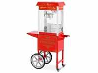 Royal Catering Popcornmaschine mit Wagen Retro-Design 150 / 180 °C rot...