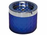 APS, Aschenbecher, Windaschenbecher, Durchmesser: 95 mm, blau