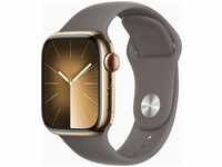 Apple MRJ63QF/A, Apple Watch Series 9 (41 mm, Edelstahl, 4G, M/L) Gold