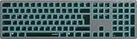 Speedlink SL-640100-GY, Speedlink Tastatur LEVIA Illuminated Rechargeable, Bluetooth