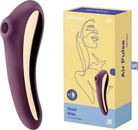 Satisfyer 4003016, Satisfyer Dual Kiss Air Pulse Vibrator (4003016) Violett