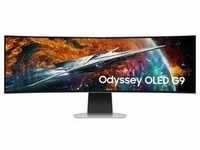 Samsung Odyssey OLED G9 (5120 x 1440 Pixel, 49"), Monitor, Schwarz, Silber