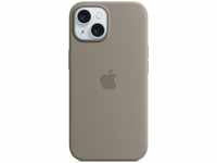 Apple MT0Q3ZM/A, Apple Silikon Case mit MagSafe (iPhone 15) Braun