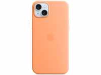 Apple Silikon Case mit MagSafe (iPhone 15 Plus) (38610315) Orange