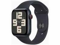 Apple MRH53QF/A, Apple Watch SE 2022/2023 (44 mm, Aluminium, 4G, S/M) Midnight