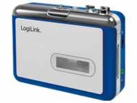 LogiLink UA0393, MP3 Player + Portable Audiogeräte, Blau, Silber