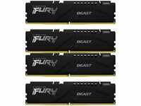 Kingston Fury Beast (4 x 32GB, 5200 MHz, DDR5-RAM, DIMM) (25434039) Schwarz