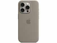 Apple Silikon Case mit MagSafe (iPhone 15 Pro) (38610369) Braun