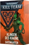 Games Workshop 103-76, Games Workshop Kill Team Datenkarten: Klingen des Khaine