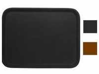 Gastro Tablett, rechteckig,rutschfest 46x36x1,6cm, schwarz