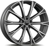 GMP Totale Glossy Black Alufelge 22 Zoll ET43 5x112 ML66,6