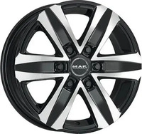 MAK Stone 6 Black Mirror Alufelge 20 Zoll ET60 6x130 ML84,1