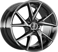 Alutec ADX.01 Diamant Schwarz Frontpoliert Alufelge 18 Zoll ET45 4x100 ML63,3
