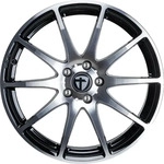 Tomason TN1 Flow Black Painted Alufelge 19 Zoll ET35 5x112 ML66,6