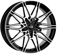 MAK Koenig Gloss Black Alufelge 18 Zoll ET50 5x112 ML66,6