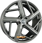 MAK Qvattro Gloss Black Alufelge 19 Zoll ET38 5x112 ML66,45
