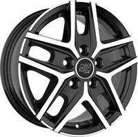 MSW 40 Van Gloss Black Alufelge 16 Zoll ET65 5x130 ML78,1