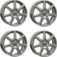 Autec Tallin Titansilber Alufelge 16 Zoll ET43 5x112 ML57,1
