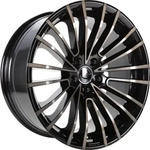 Diewe Wheels Presto Nero Dark Machined Alufelge 19 Zoll ET25 5x112 ML66,5
