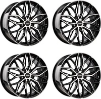 Carmani 26 Max Black Polish Alufelge 17 Zoll ET42 5x112 ML66,6