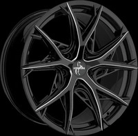 Keskin KT24 Thunder Black Painted Alufelge 19 Zoll ET30 5x112 ML66,6