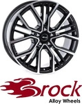 Brock B41 Schwarz Glanz Alufelge 19 Zoll ET35 5x112 ML66,6