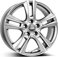 DBV Andorra II Hyper Silber Alufelge 16 Zoll ET47 5x108 ML70,1