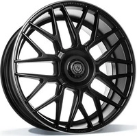 artFORM AF-801 Flat Black Rim Polished Alufelge 20 Zoll ET45 5x112 ML66,5
