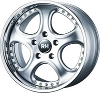 RH AL Cup Silber Horn Poliert Alufelge 18 Zoll ET34 5x112 ML72,6