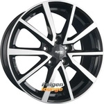 Platin P95 Diamant-schwarz Alufelge 16 Zoll ET37 4x100 ML60,1