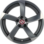Eta Beta Magic Black Matt Alufelge 18 Zoll ET33 5x112 ML66,5