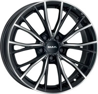 MAK Mark Gloss Black Alufelge 18 Zoll ET25 5x112 ML66,6