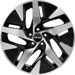 OXXO Pulse EV Bicolor Black Polished Alufelge 19 Zoll ET45 5x112 ML57,1