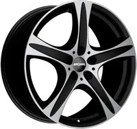 Ronal R55 SUV Mattschwarz Alufelge 18 Zoll ET55 5x130 ML71,5