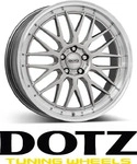Dotz Bilbao blaze Silver Polished Lip Alufelge 17 Zoll ET45 5x120 ML72,6
