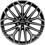 GMP Materia Glossy Black Alufelge 21 Zoll ET30 5x112 ML66,5