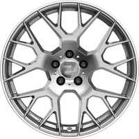 2DRV WH47 Daytona Grau Lackiert Hochglanzpol. Felgenbett Alufelge 20 Zoll ET35