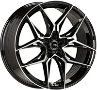 TEC Speedwheels GT9 Schwarz-matt-frontpoliert Shadow Edition Alufelge 19 Zoll...