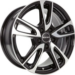 GMP Astral Glossy Black Alufelge 16 Zoll ET35 4x98 ML58,1