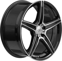 Axxion AX7 Schwarz Hochglanz Poliert Alufelge 20 Zoll ET25 5x120 ML76,9