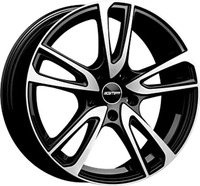 GMP Astral Black Diamond Alufelge 16 Zoll ET35 5x114,3 ML73,1