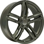 2DRV WH11 Dark Gunmetal Lackiert Alufelge 18 Zoll ET45 5x112 ML66,6
