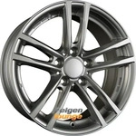Rial X10 Racing-schwarz Alufelge 17 Zoll ET40 5x120 ML72,6