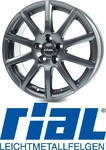 Rial Milano Titanium Alufelge 18 Zoll ET45 5x112 ML57,1