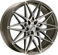 Axxion AX9 Platin Grau Hochglanzpoliert Alufelge 20 Zoll ET35 5x112 ML66,6
